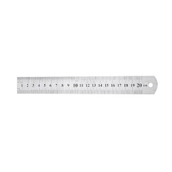 Metal ruler 20cm