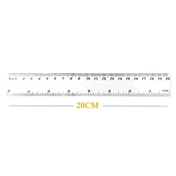 Plastic ruler 20cm