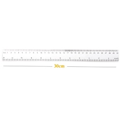 Plastic ruler 30cm