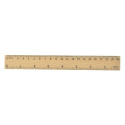 Wooden ruler 15cm