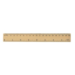 Wooden ruler 20cm