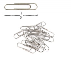 Round Paper Clips 33mm