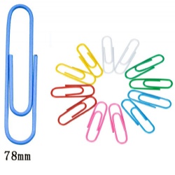 Color Paper Clips 78mm