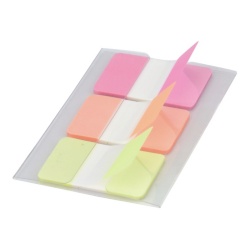 PET Stick notes;25mm*38mm;3pcsx25sheets /blister card;