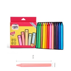 3D wax crayon 12 pcs