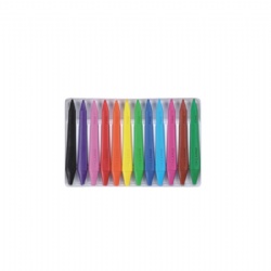 Plastic Crayon,Length:89mm,12pcs/color box