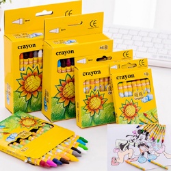 Crayon 8*90mm,6pcs/color box