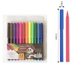 Water Color Pen 8*129mm, 12pcs/pvc bag