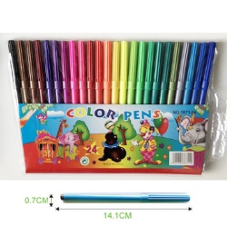 Water Colour Pen 7*141mm,24 pcs pvc bag