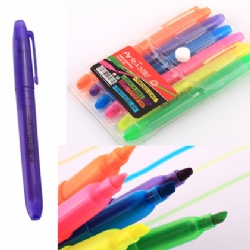 Highlighter ,6 pcs PVC bag