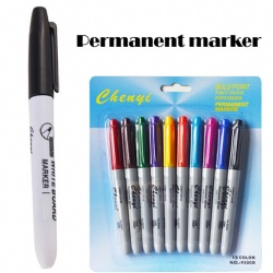 Colour Permanent marker,10 pcs blister card