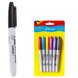 Colour White board marker,6 pcs blister card