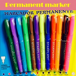 Colour Permanent marker,12 pcs blister card