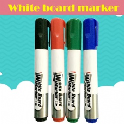 Whiteboard marker with one colour silk printing,12 ps colour obx