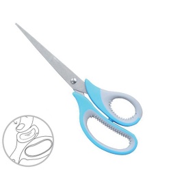 Scissors 21cm,Two color handle soft-touch